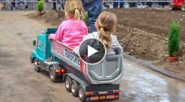 AWESOME BIG RC Trucks, Tractors and heavy Machines work hard!