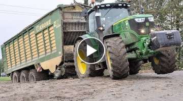 John Deere Häcksler in Action | Case Quadtrac 550 | Chopping Maize | Farming | AgrartechnikHD