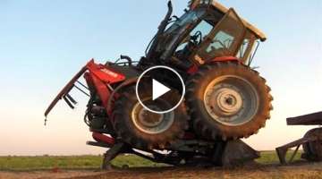 Top 10 Extreme Dangerous Idiots Tractor Fails Compilation! Crazy Heavy Equipment Drive skills