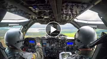 US Pilots Fly Gigantic B-1 Lancer So Fast the Cockpit Starts to Shake