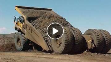 10 Extreme Dangerous Idiots Dump Truck Operator Skill - Biggest Heavy Equipment Machines Working