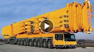 5 Extreme Biggest Heavy Equipment Machines Working Dangerous Biggest Crane Truck Operator Skill