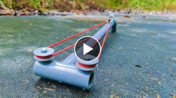 Unique Slingshot - How to Make A Super Powerful Slingshot From PVC Pipe - Shooting Balloons