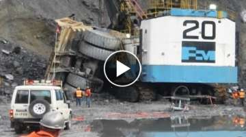 World's Idiots in Biggest Truck, Excavator Fail Compilation - Heavy Equipment Machines Working Sk...