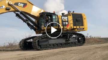 Caterpillar 6015B Excavator Fitting The Bucket And The First Loads - Sotiriadis Brothers