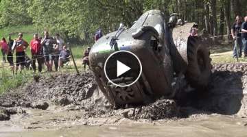 Off-Road Truck in Water pit