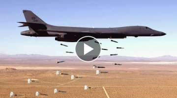 Stunning Video of B-1 Lancer in Action • Takeoff & Landing [Training Footage]
