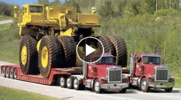 Dangerous Biggest Fastest Dump Truck Climbing & Crossing Operator, Heavy Equipment Machines Worki...